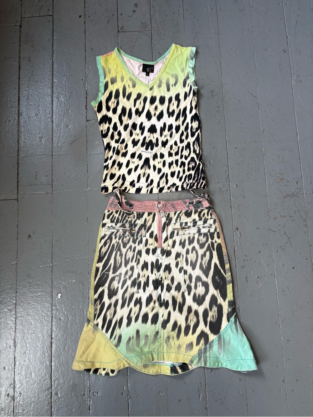 Just Cavalli Multicolor Leopard Set